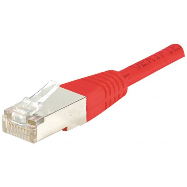 Cble de rseau rouge 5 m cat5e f/utp (ftp)