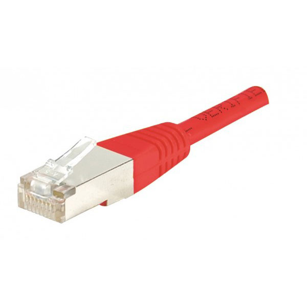 Exc 847163 cble de rseau rouge 0,5 m cat5e f/utp (ftp)