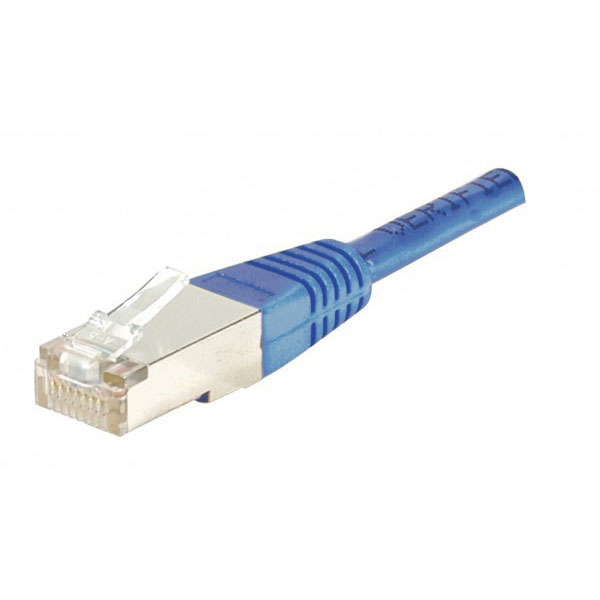 Exc 847164 cble de rseau bleu 0,5 m cat5e f/utp (ftp)
