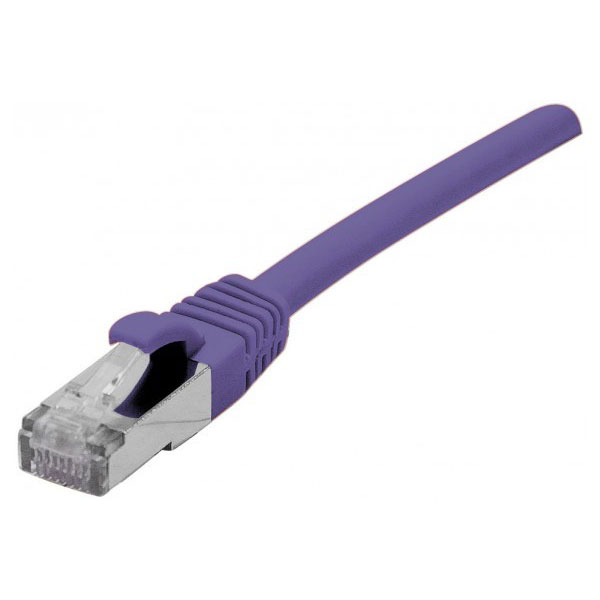 Gnrique ecf-854326 cble de rseau violet 25 m cat6a f/utp (ftp)