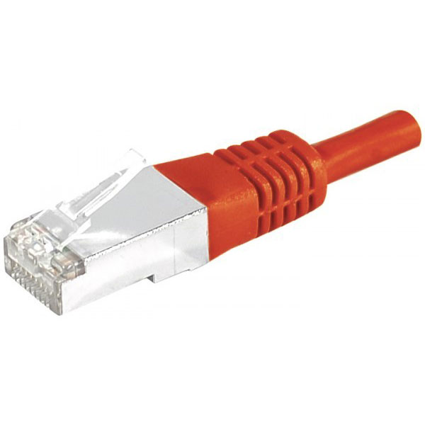 Exc 856847 cble de rseau rouge 1 m cat6 s/ftp (s-stp)