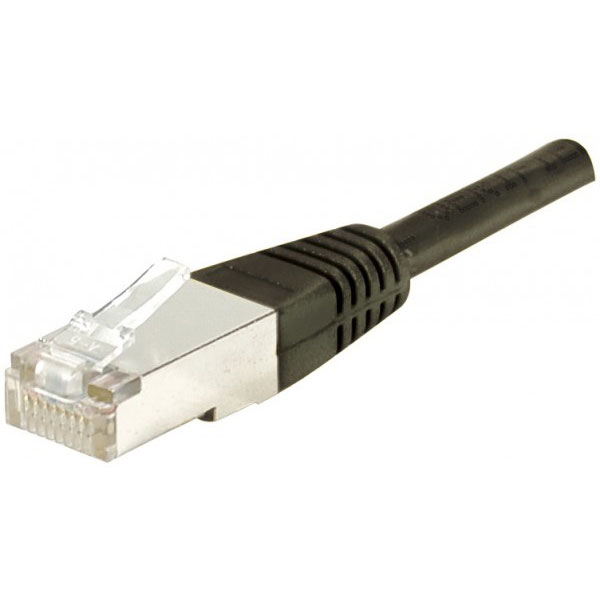 Dexlan 858376 cble de rseau noir 1 m cat6a s/ftp (s-stp)