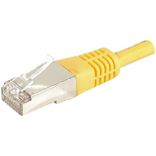 Exc 859560 cble de rseau jaune 0,15 m cat6a f/utp (ftp)