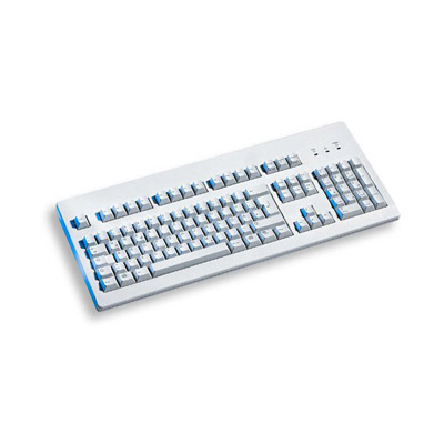 Cherry g80-3000 mx black switch, clavier mcanique filaire, gris clair, usb/ps2 azerty - fr