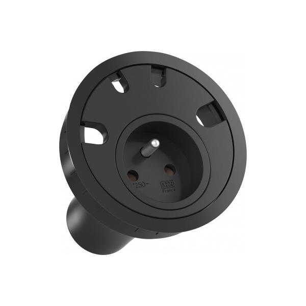 Bachmann loop in multiprise 2 m 1 sortie(s) ca intrieure noir