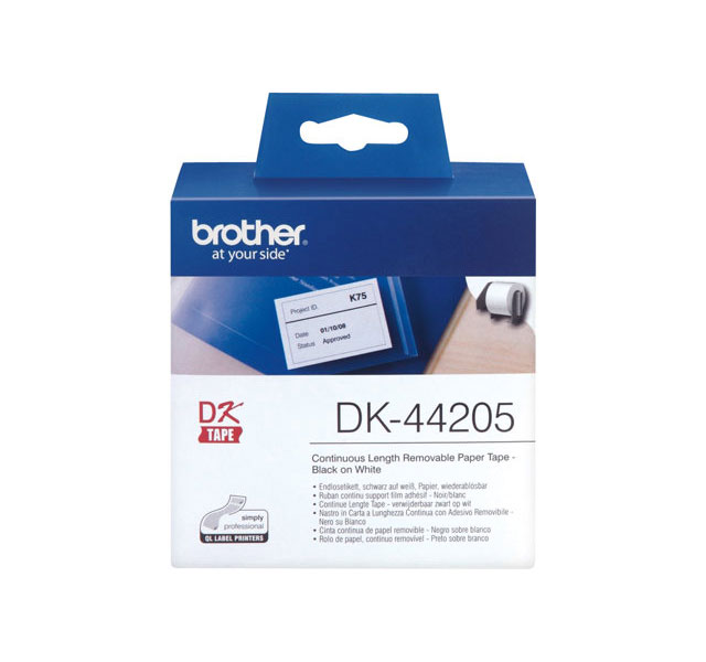 Etiquette / Papier thermique BROTHER DK-44205