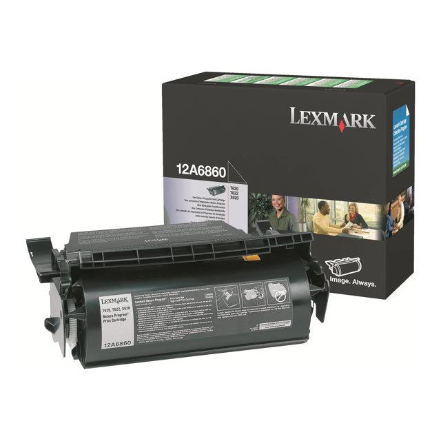 Cartouches de toner - Lexmark 12a6860 cartouche de toner 1 pice(s) original noir
