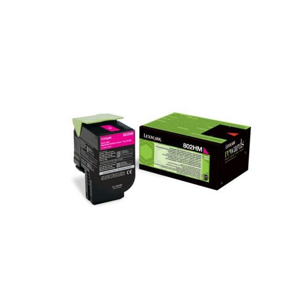 Cartouches de toner - Lexmark 80c2hme cartouche de toner 1 pice(s) original magenta
