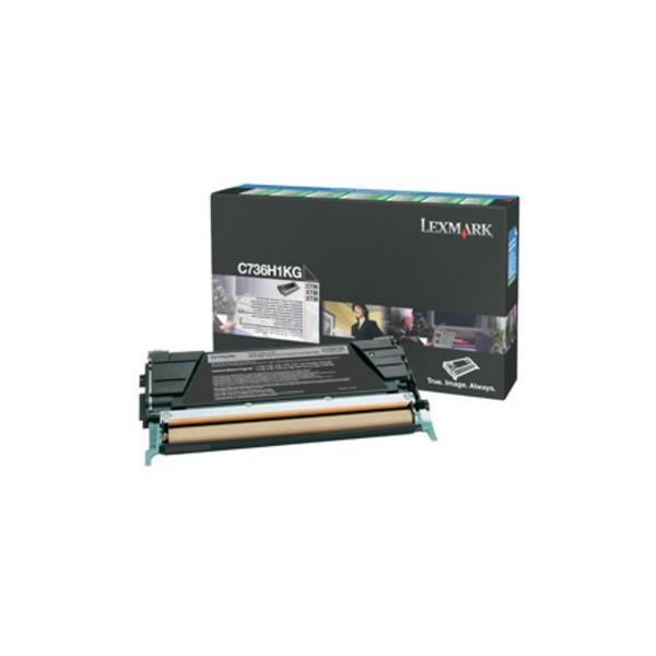 Cartouches de toner - Lexmark c736h1kg cartouche de toner 1 pice(s) original noir