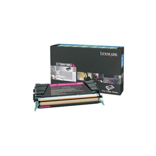 Cartouches de toner - Lexmark c736h1mg cartouche de toner 1 pice(s) original magenta