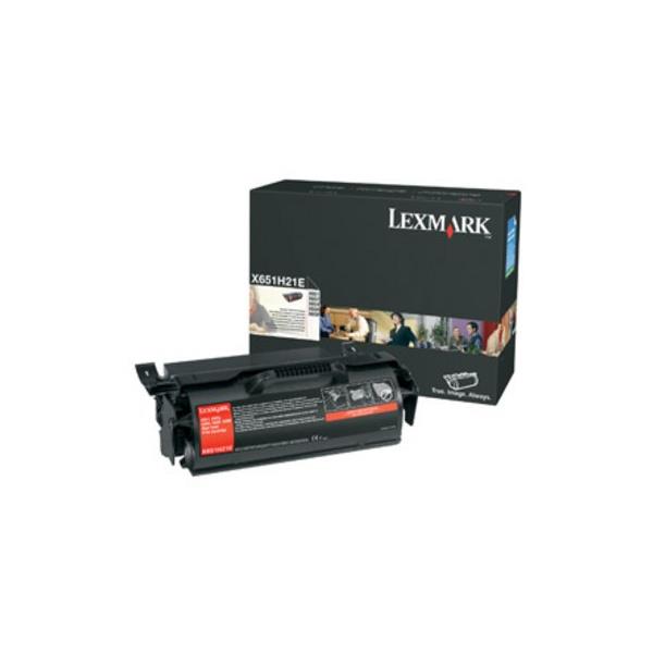 Cartouches de toner - Lexmark x65x high yield print cartridge cartouche de toner 1 pice(s) original noir