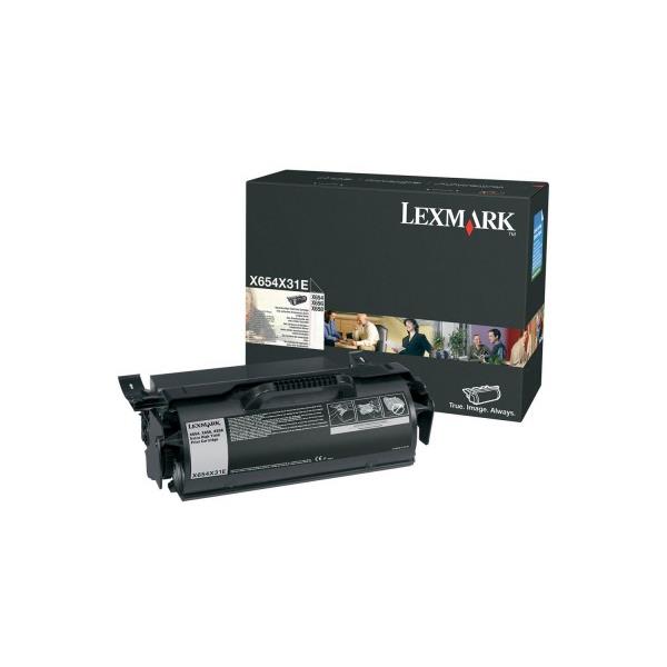 Cartouches de toner - Lexmark x654, x656, x658 extra high yield print cartridge cartouche de toner original noir