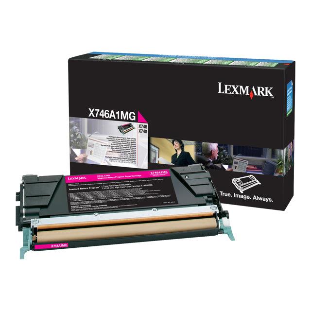 Cartouches de toner - Lexmark x746a1mg cartouche de toner 1 pice(s) original magenta