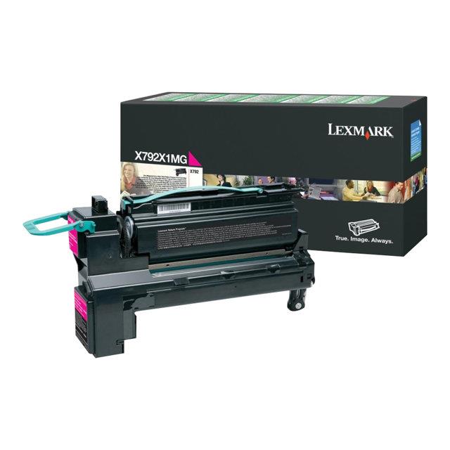 Cartouches de toner - Lexmark x792x1mg cartouche de toner 1 pice(s) original magenta