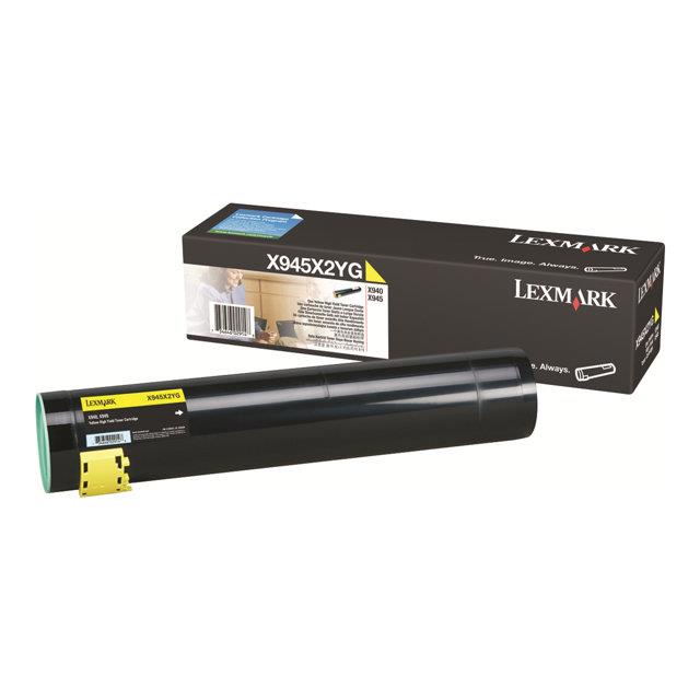 Cartouches de toner - Lexmark x945x2yg cartouche de toner 1 pice(s) original jaune