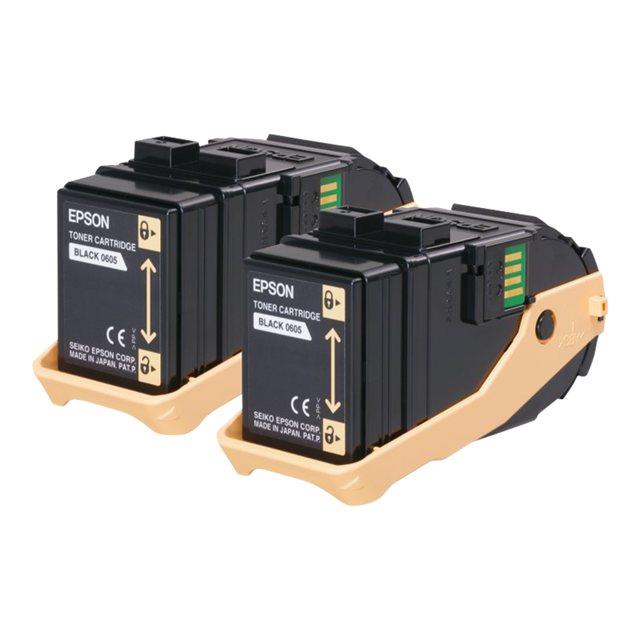 Cartouches de toner - Epson pack 2 toners noir (2 x 6 500 p)