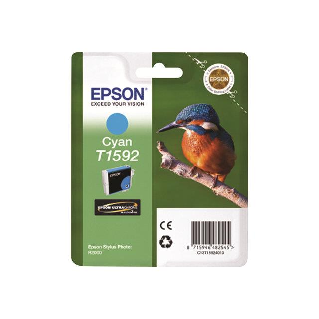 Cartouches pour imprimantes - Epson cartouche "martin-pcheur" - encre ultrachrome hi-gloss2 cyan