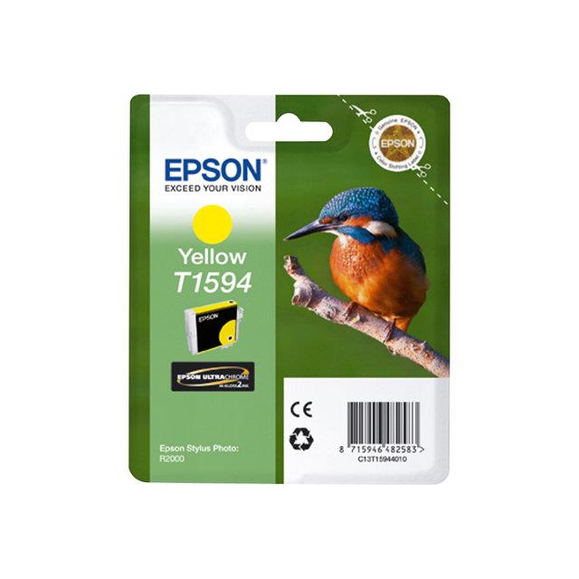 Cartouches pour imprimantes - Epson cartouche "martin-pcheur" - encre ultrachrome hi-gloss2 jaune