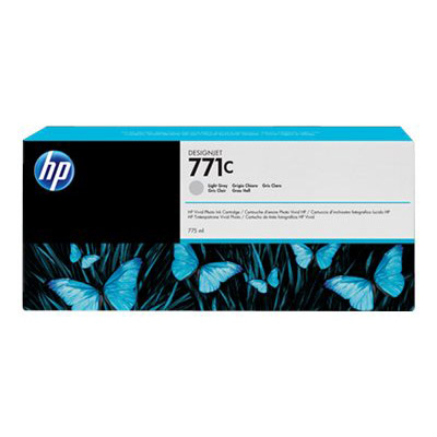Hp 771c cartouche d'encre designjet gris clair, 775 ml