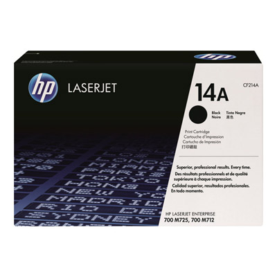 Cartouches de toner - Hp 14a toner laserjet noir authentique