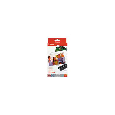 Canon jeu d'encre couleur et de papier au format 100 x 148 mm kp-36ip, 36 feuilles