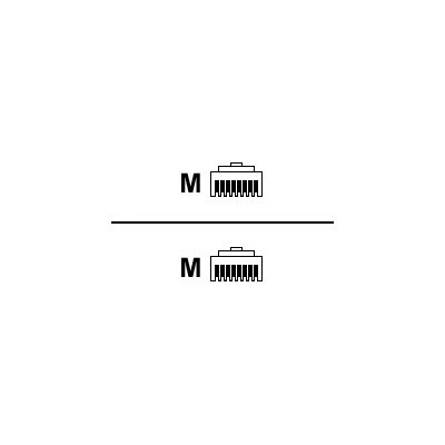 Mcl cable rj45 cat6 1.0 m white cble de rseau blanc 1 m f/utp (ftp)