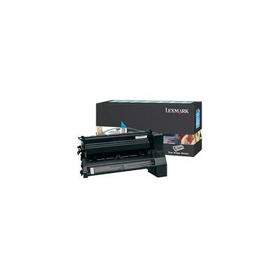 Cartouches de toner - Lexmark c780, c782 cyan high yield return program print cartridge cartouche de toner original