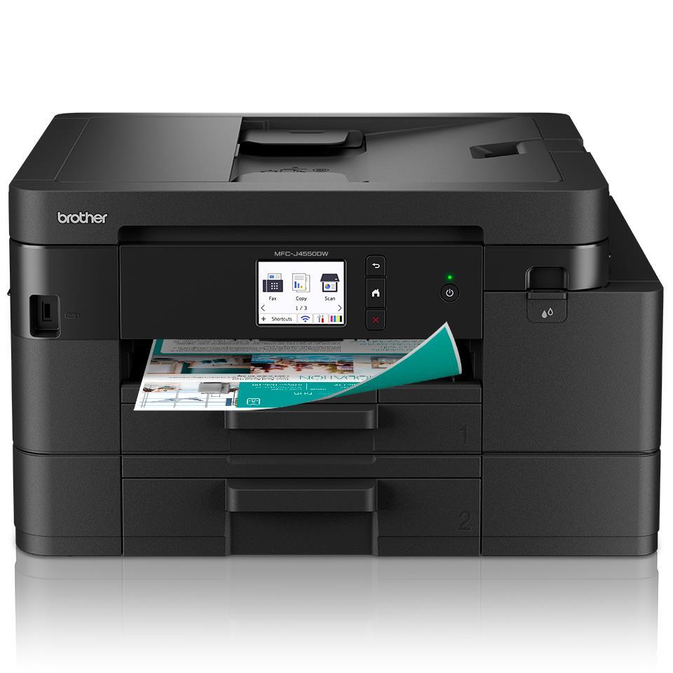 Brother mfc-j4550dw imprimante jet d'encre multifonction 4-en-1 sans fil. eligible au forfait ecopro.