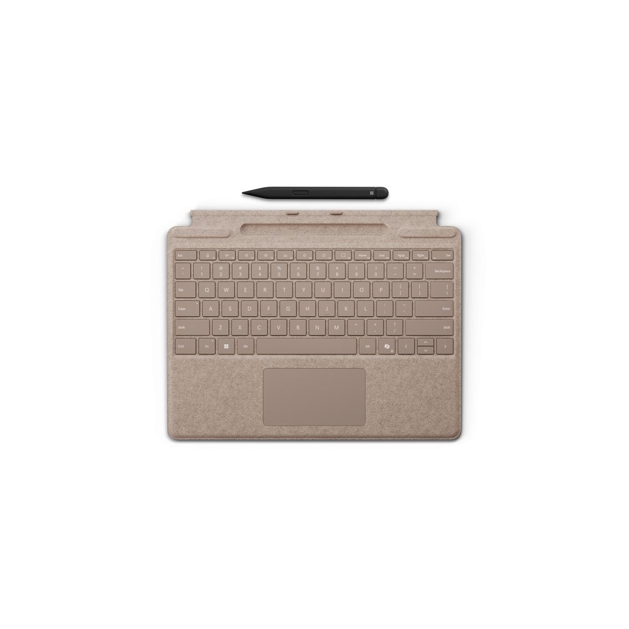 Clavier - Microsoft surface pro keyboard with slim pen azerty belge microsoft cover port beige