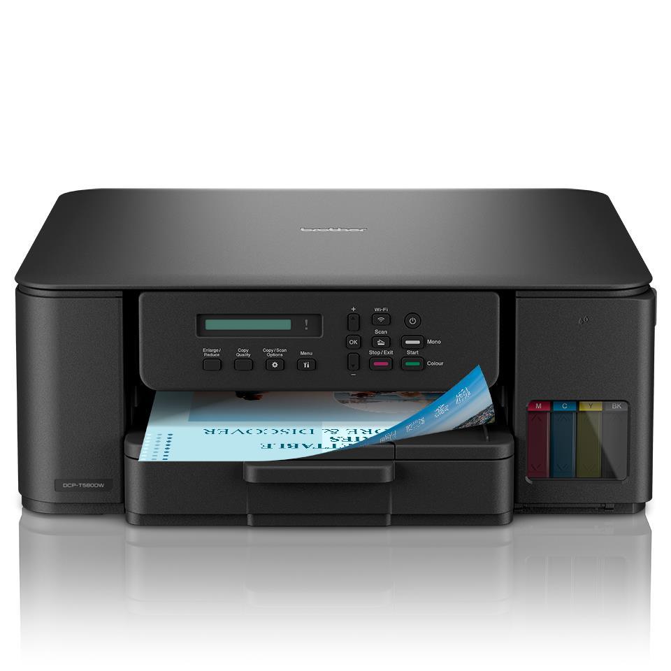Brother dcp-t580dw imprimante multifonction 3-en-1 compacte tankbenefit  rservoir d'encre