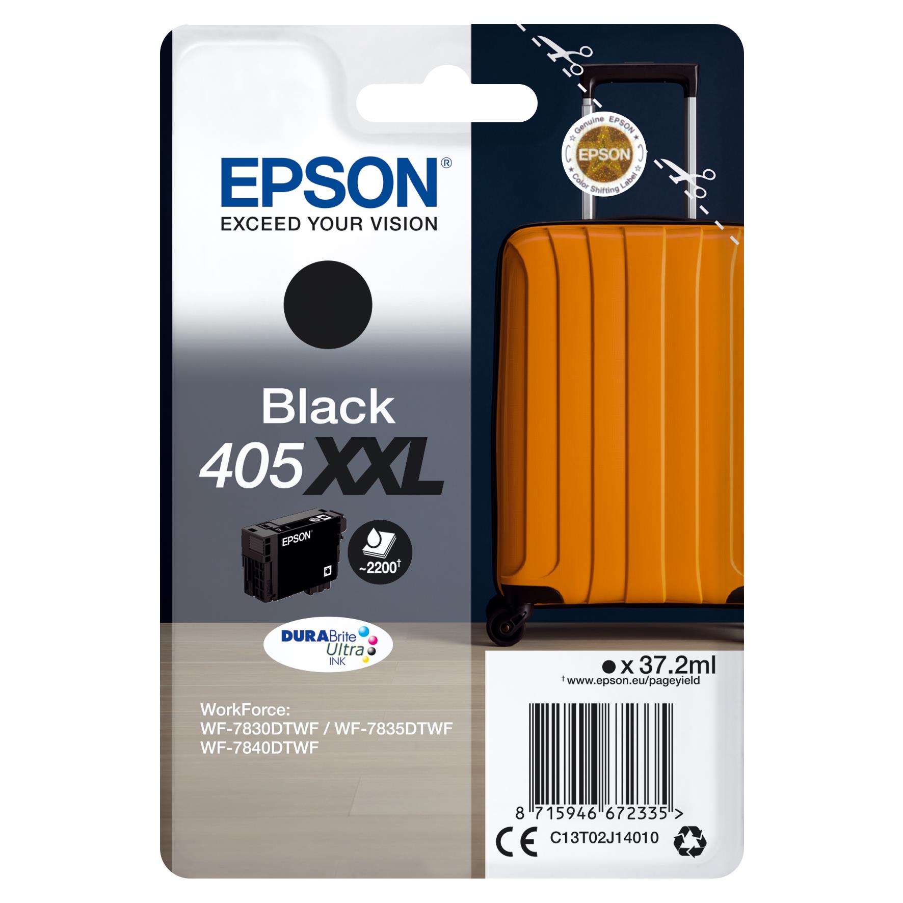 Cartouches pour imprimantes - Epson singlepack black 405xxl durabrite ultra ink