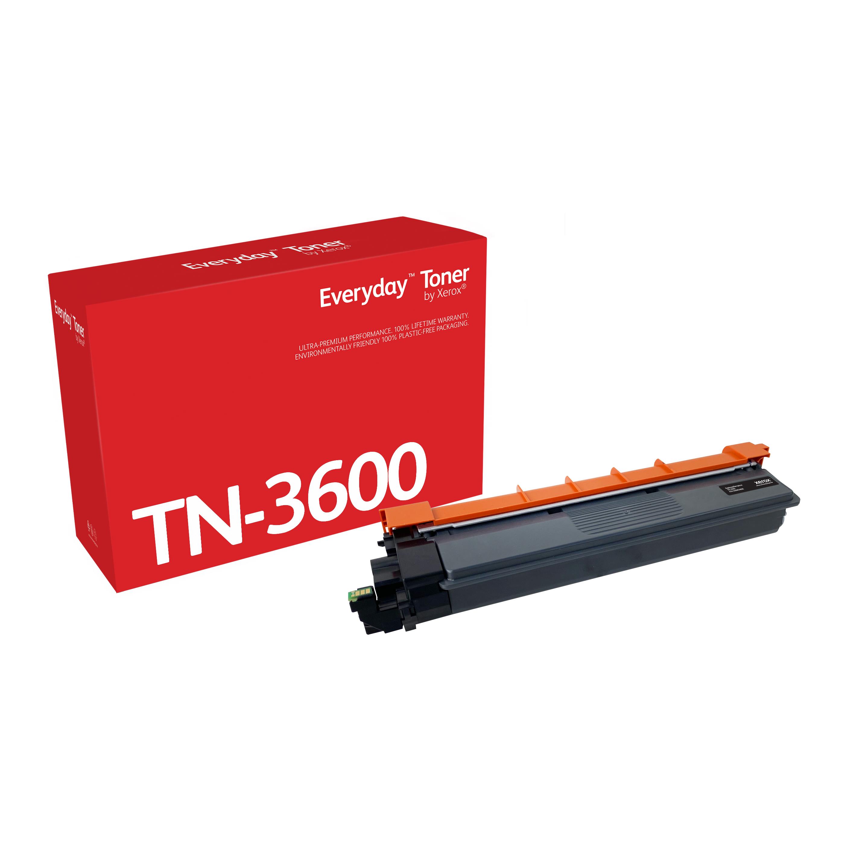 Cartouches de toner - Toner noir everyday de xerox compatible avec brother tn3600, capacit standard