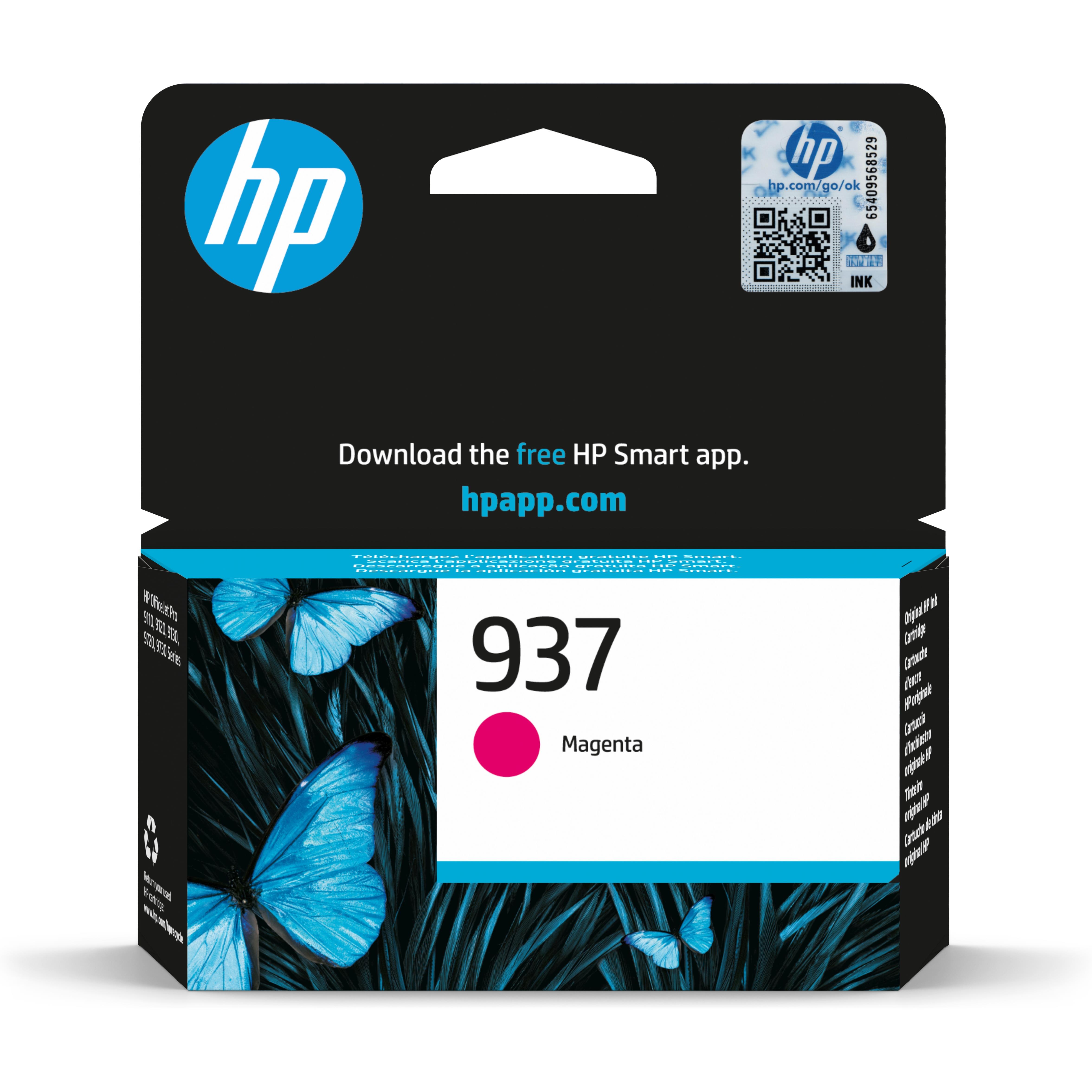 Cartouches pour imprimantes - Hp 937 cartouche encre authentique magenta