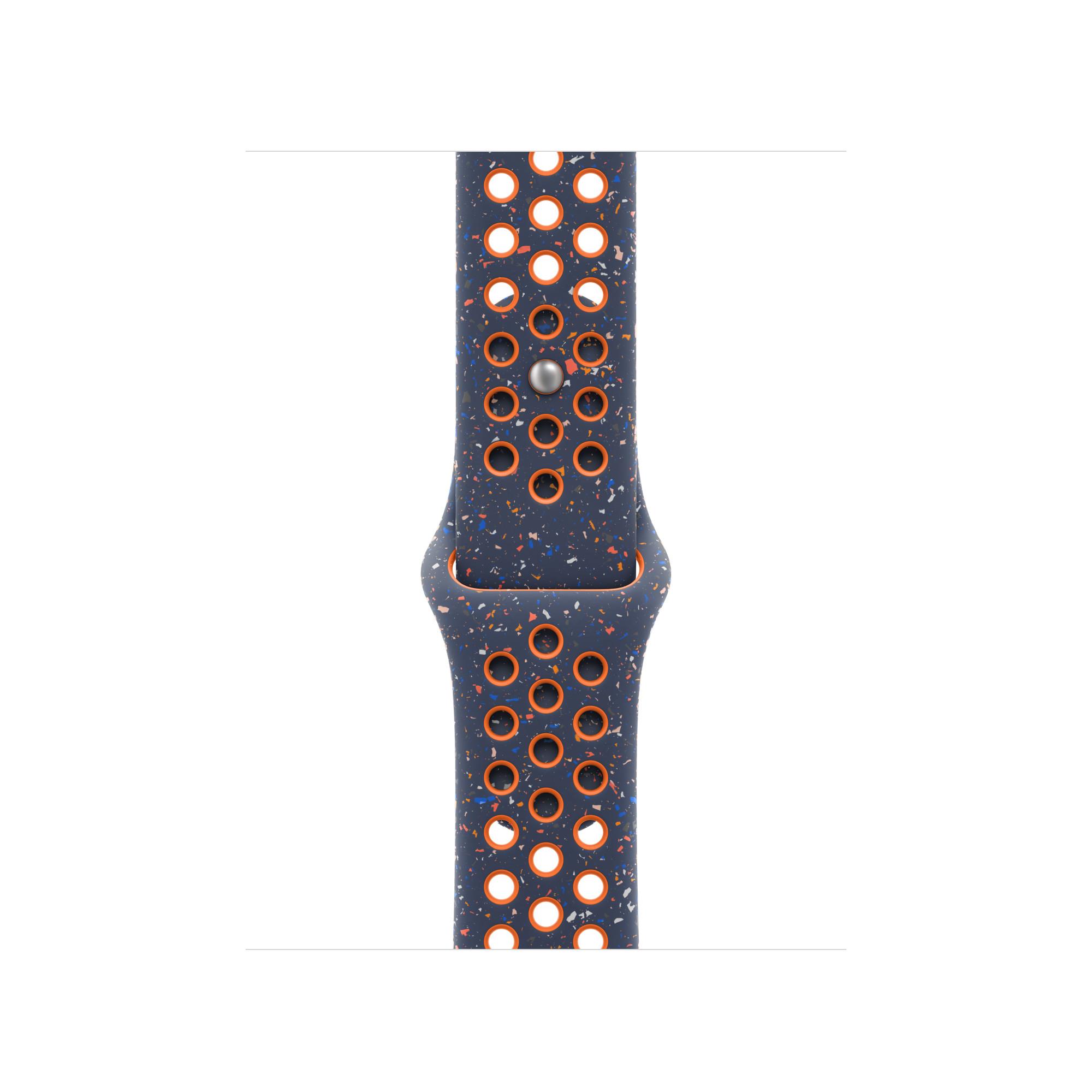 Bande - Apple myjx3zm/a accessoire intelligent  porter sur soi bande bleu, orange fluorolastomre