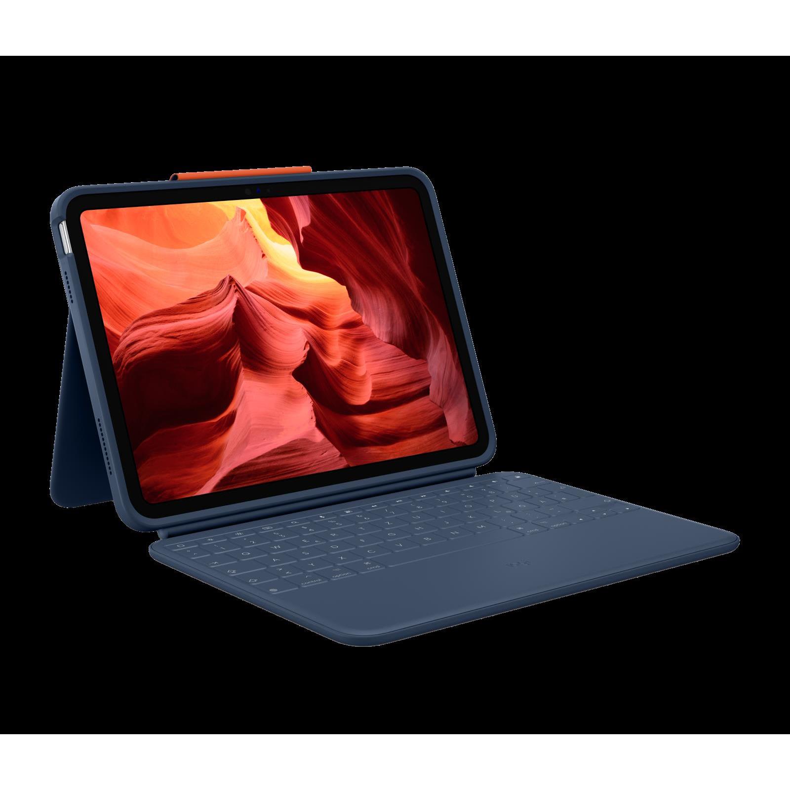 Clavier - Logitech rugged combo 4 azerty franais smart connector bleu