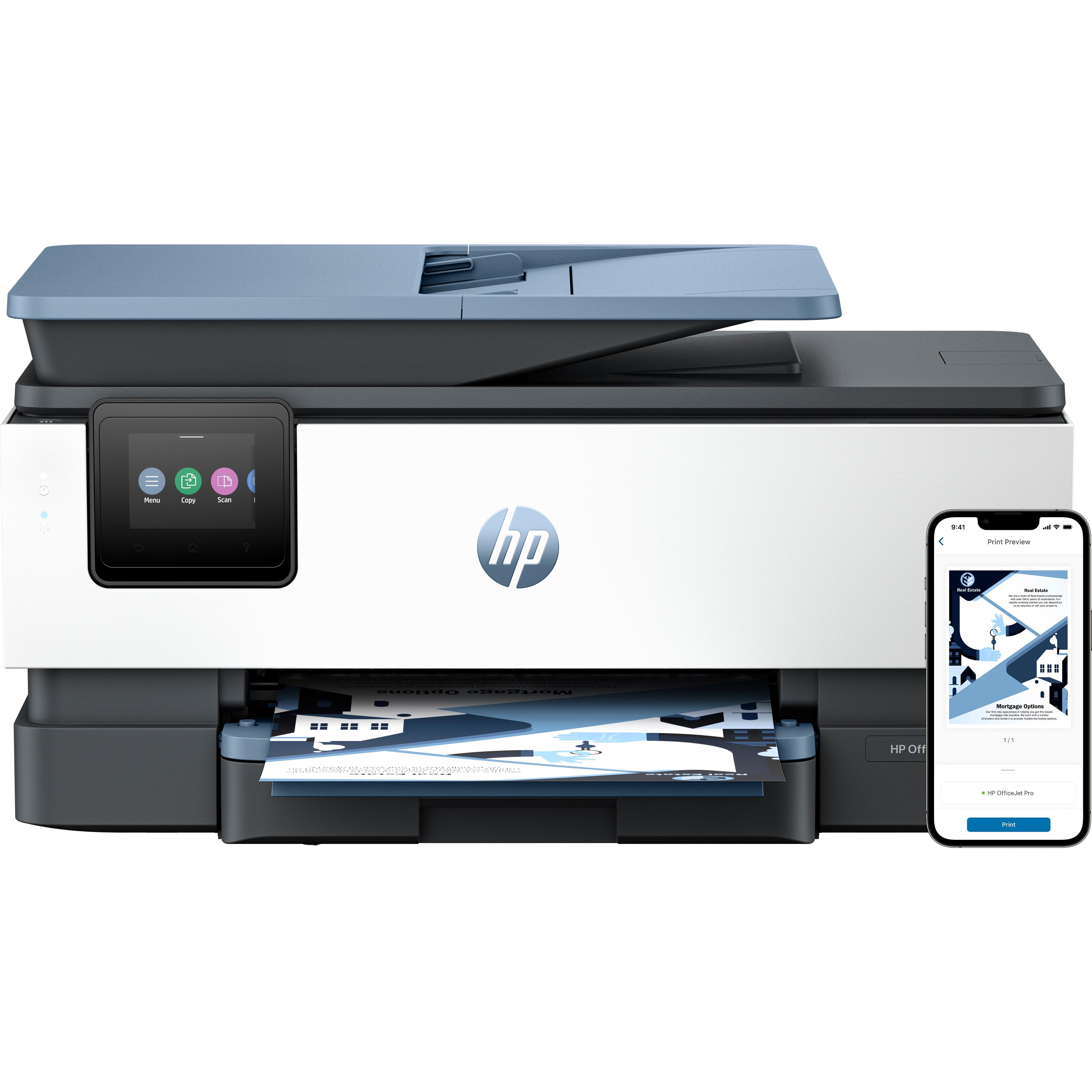 Hp officejet pro 8125e sans fil all-in-one couleur imprimante, instant ink; impression recto-verso