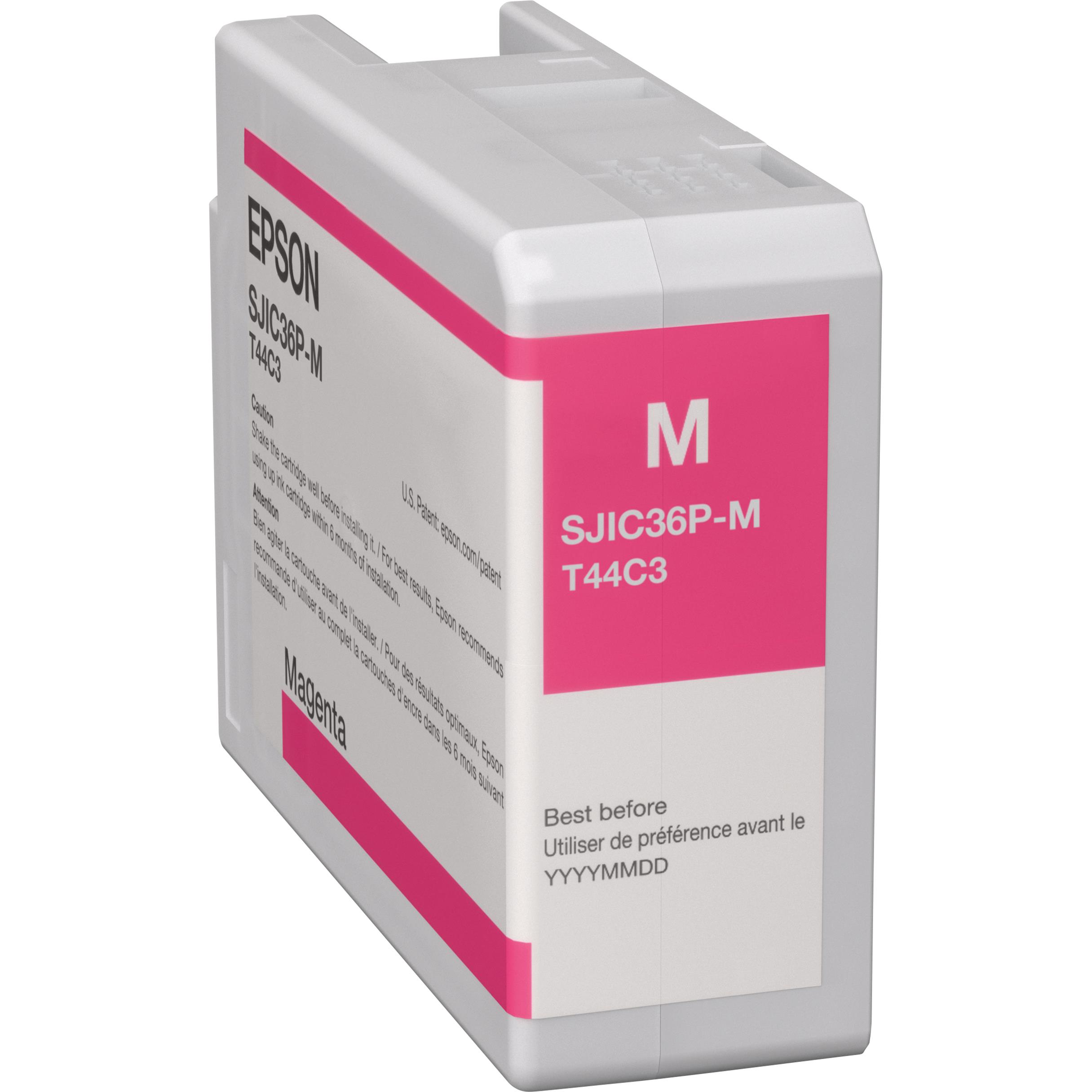 Cartouches pour imprimantes - Epson sjic36p(m): ink cartridge for colorworks c6500/c6000 (magenta)