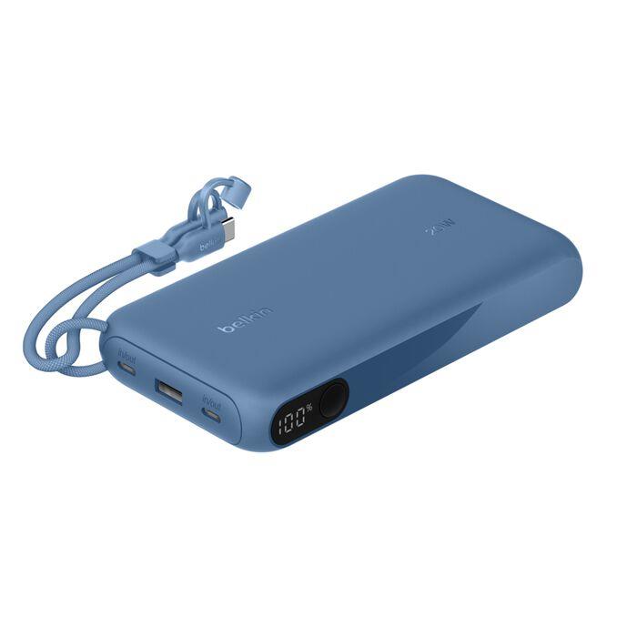 Batterie de secours externe (power bank) - Belkin bpb028hqbl 20000 mah bleu
