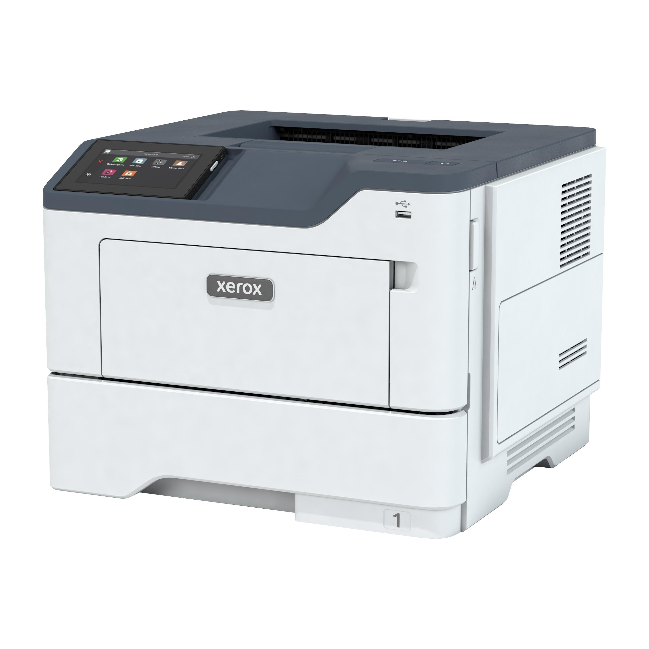 Imprimantes laser - Xerox imprimante recto verso a4 47 ppm b410, ps3 pcl5e/6, 2 magasins, total 650 feuilles
