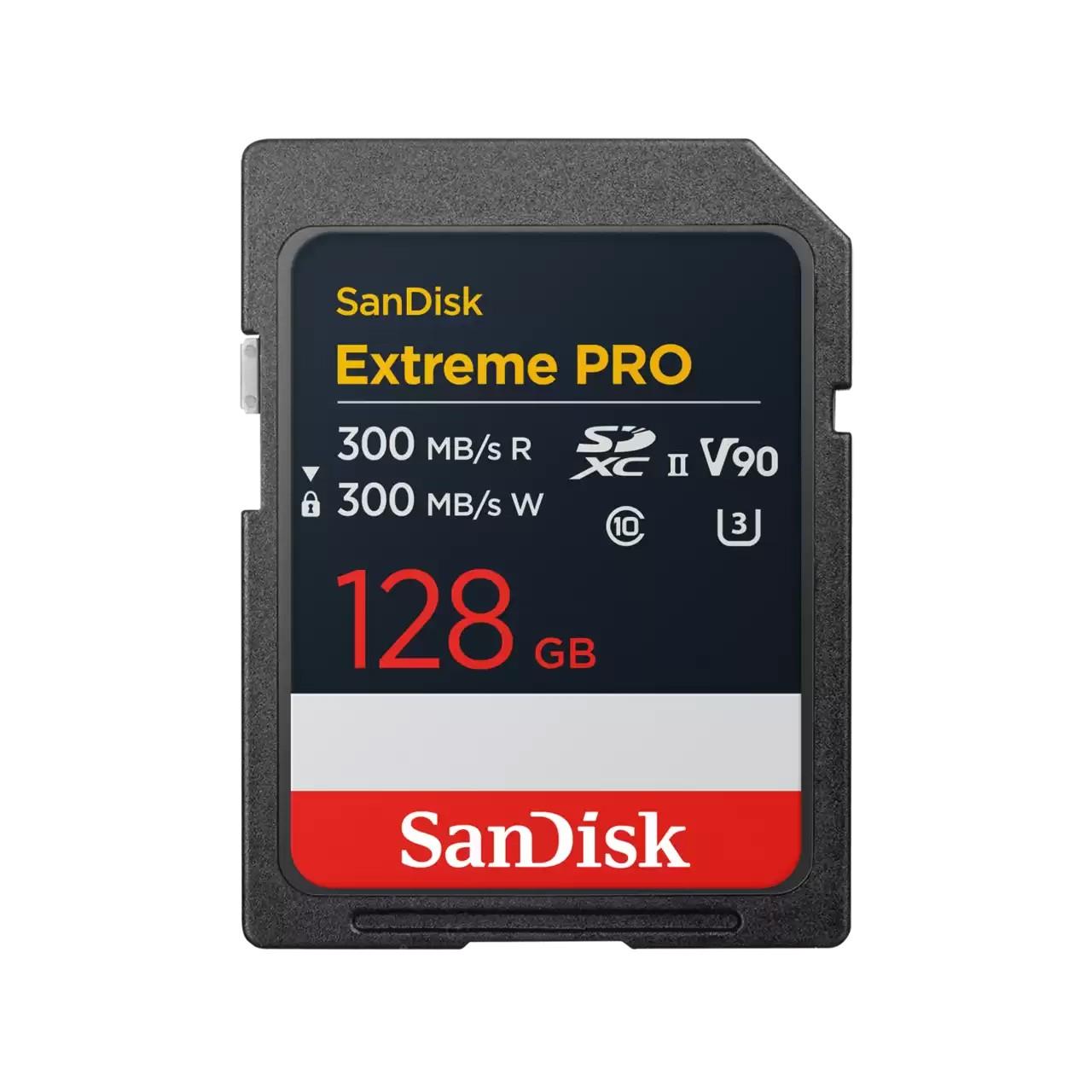 Sandisk extreme pro 128 go sdxc uhs-ii classe 10