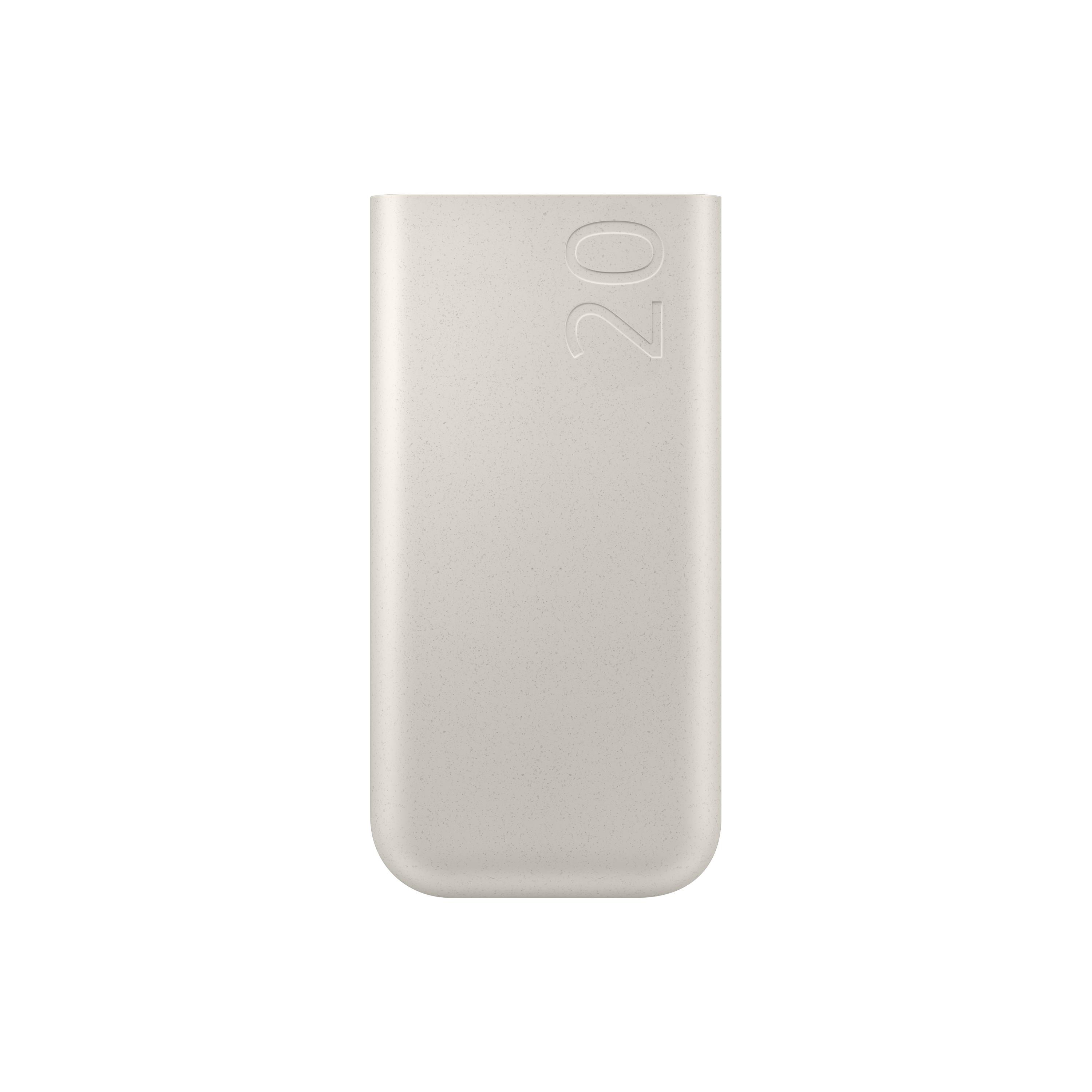 Batterie de secours externe (power bank) - Samsung eb-p4520xuegeu banque d'alimentation �lectrique 20000 mah beige