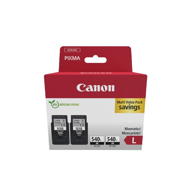 Cartouches pour imprimantes - Canon pg-540l cartouche d'encre 2 pice(s) original high (l) yield noir