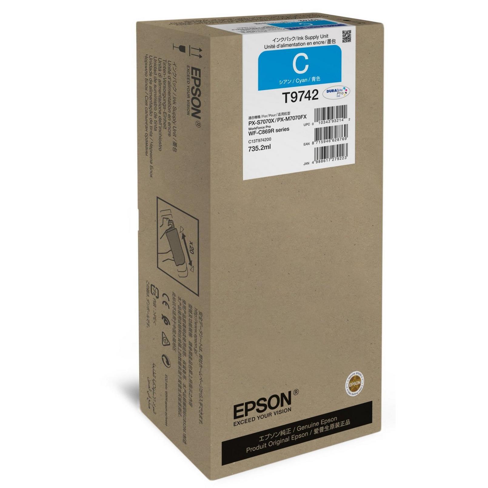 Cartouches pour imprimantes - Epson c13t97420n cartouche d'encre 1 pice(s) original cyan