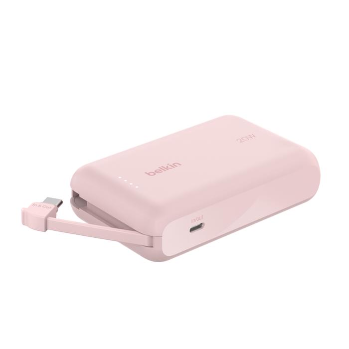 Batterie de secours externe (power bank) - Belkin bpb021hqpk banque d'alimentation lectrique 10000 mah rose