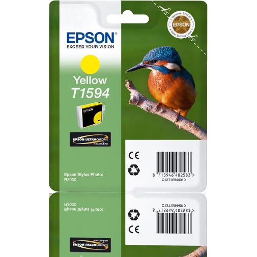 Cartouches pour imprimantes - Epson cartouche "martin-pcheur" - encre ultrachrome hi-gloss2 jaune