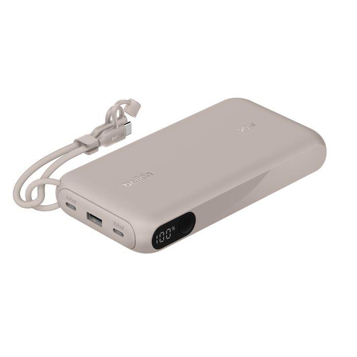 Batterie de secours externe (power bank) - Belkin bpb028hqsd 20000 mah sable