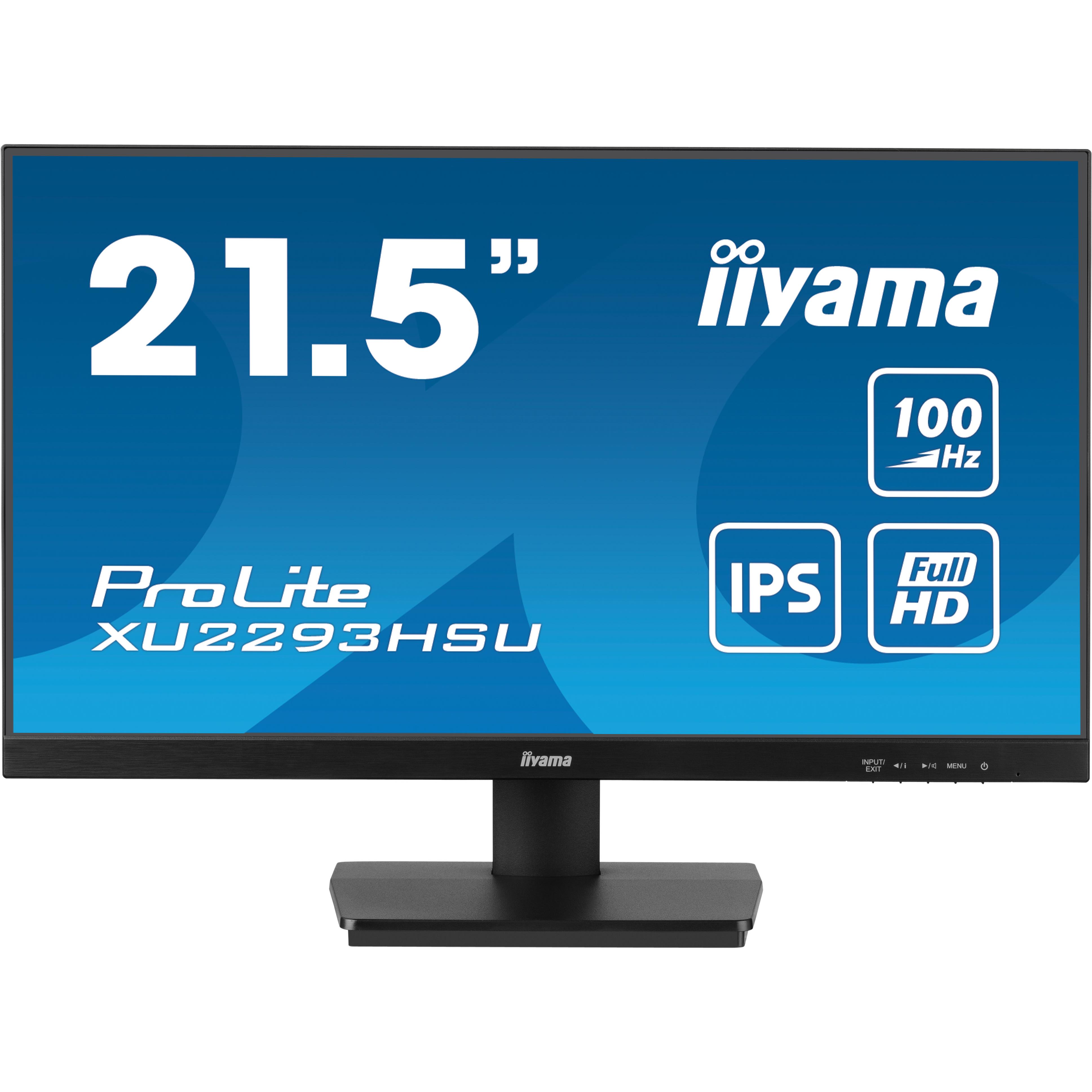 Iiyama prolite xu2293hsu-b7 cran plat de pc 54,6 cm (21.5") 1920 x 1080 pixels full hd led noir