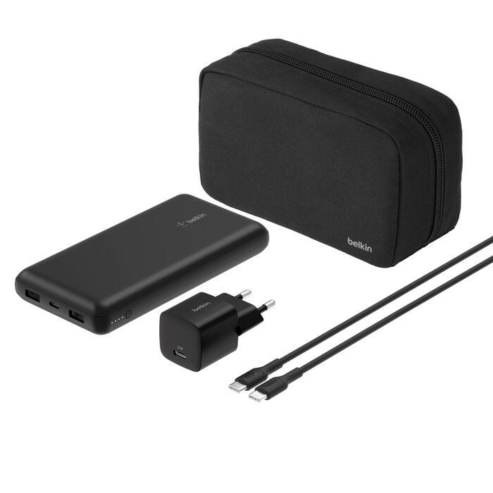 Batterie de secours externe (power bank) - Belkin boostcharge 20000 mah noir