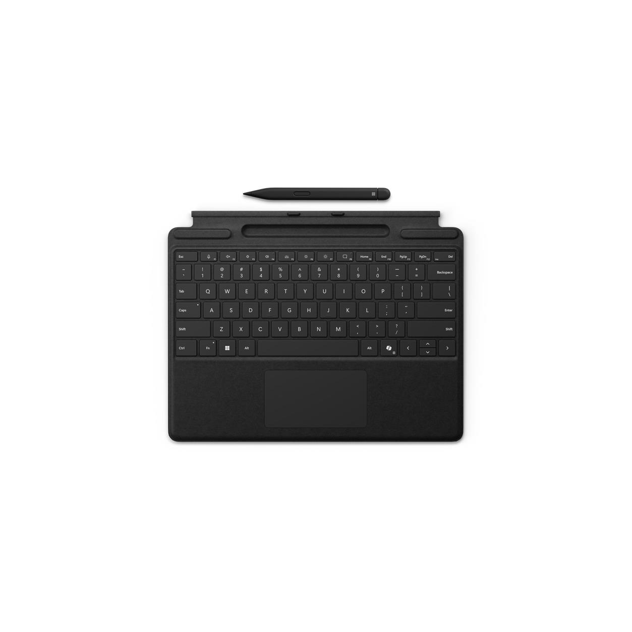 Clavier - Microsoft surface pro keyboard with slim pen for business azerty franais microsoft cover port noir