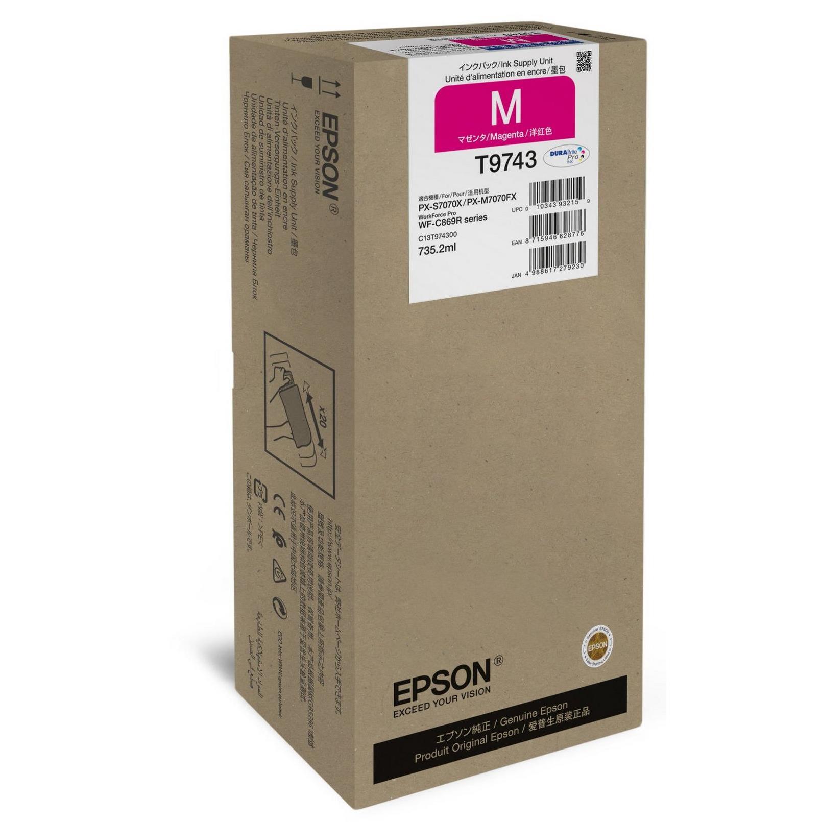 Cartouches pour imprimantes - Epson c13t97430n cartouche d'encre 1 pice(s) original magenta